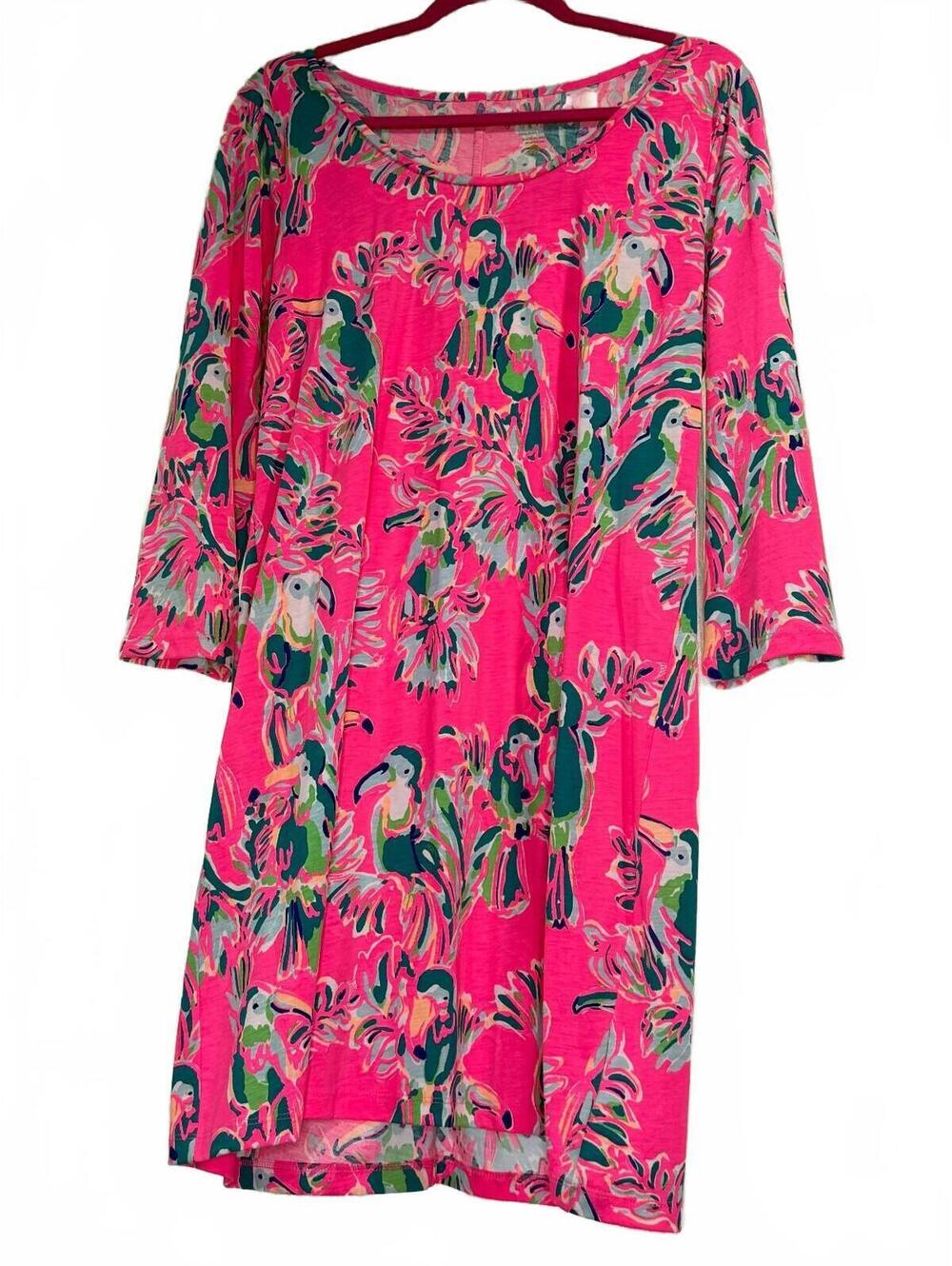 NWOT Lilly Pulitzer Beacon Dress Toucan Can (Large)